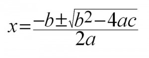 Quadratic Formula 